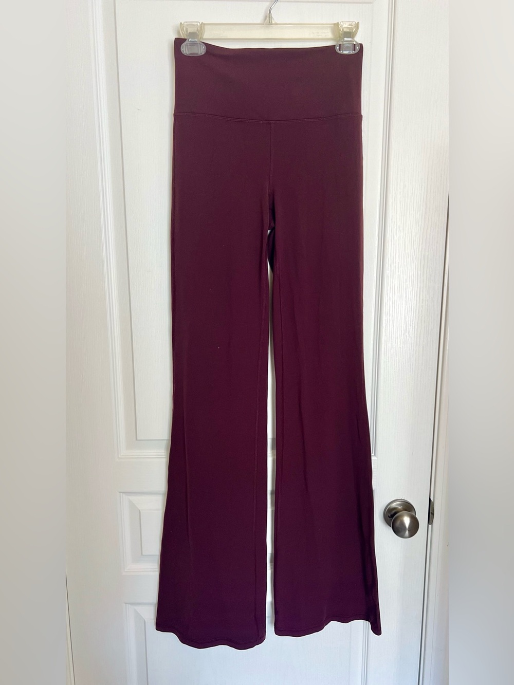 Athleta Purple Elation Flare Pants Size Small Tall